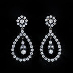 White & Yellow Gold 6.24 CTW Diamond Drop Earrings