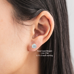 Diamond Martini Studs