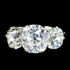 Estate GIA 5.61 CTW Old Mine Cut Diamond Engagement Ring