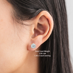 Diamond Martini Studs