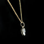 Yellow Gold 0.51 Carat Pear Cut Diamond Charm/Pendant