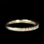 Yellow Gold 0.21 CTW Diamond Band