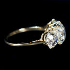Estate GIA 5.61 CTW Old Mine Cut Diamond Engagement Ring