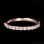 Rose Gold 0.37 CTW Diamond Band