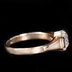 Victorian 1.61 Carat Old Mine Cut Diamond Engagement Ring