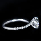 1.70 Carat Round Brilliant Cut Diamond Engagement Ring