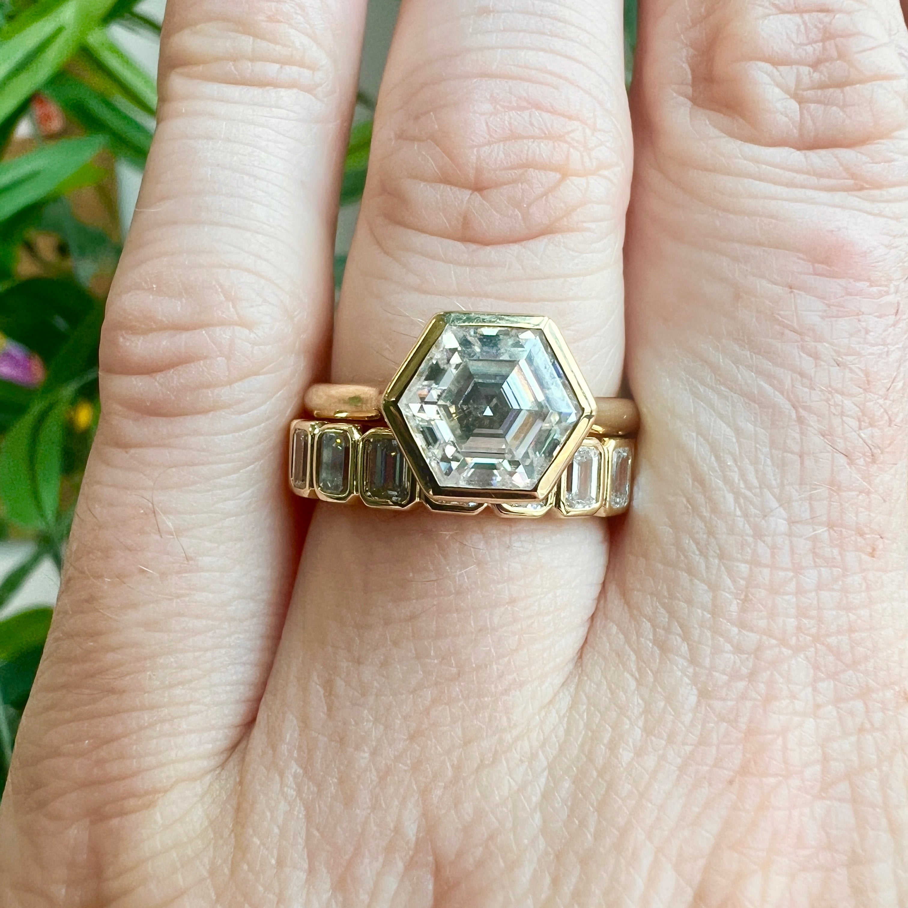 Rhodes Half Eternity Band