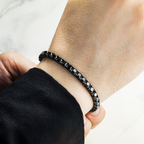 14K Black Gold Black Round Diamond Tennis Bracelet 12.56ct