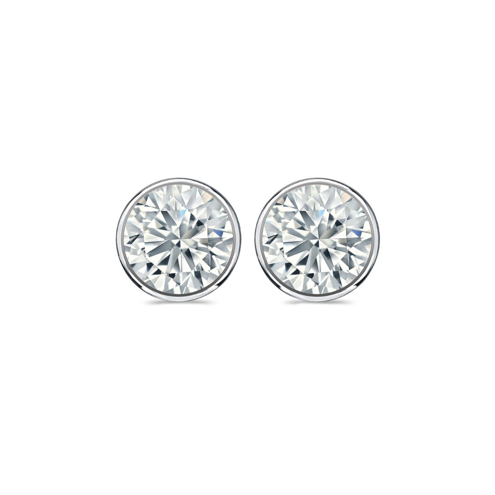 Diamond Bezel Studs