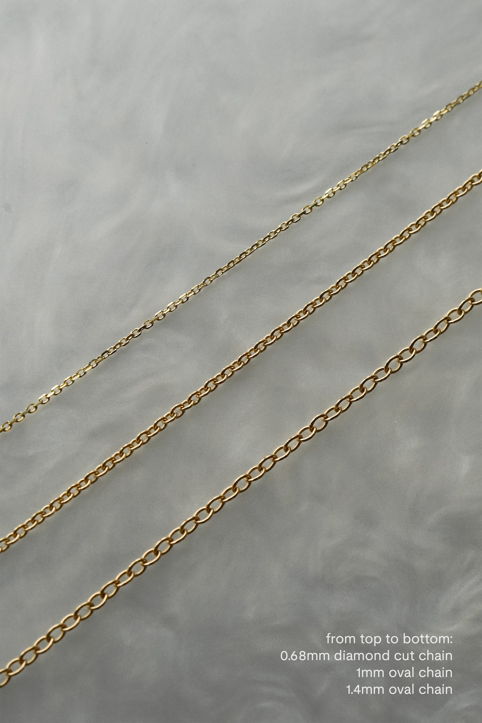Petite Smooth Oval Chain