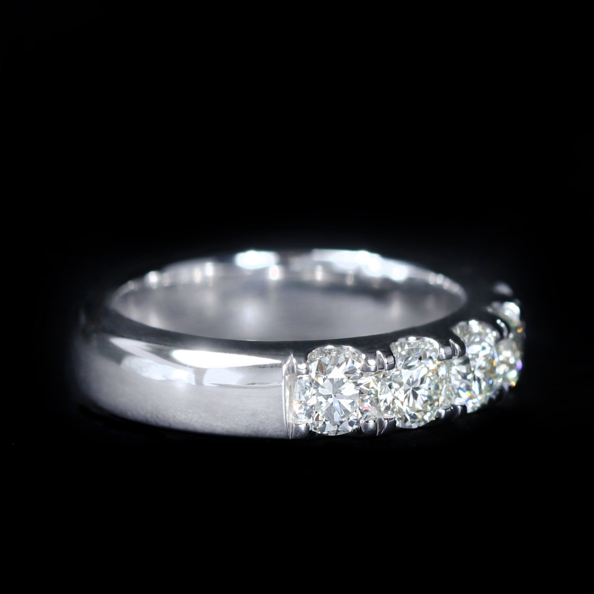 White Gold 2.11 Carat Diamond Band