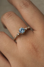 Pastel Blue Montana Sapphire Nereid Ring