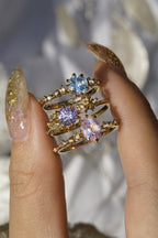 Pastel Blue Montana Sapphire Nereid Ring