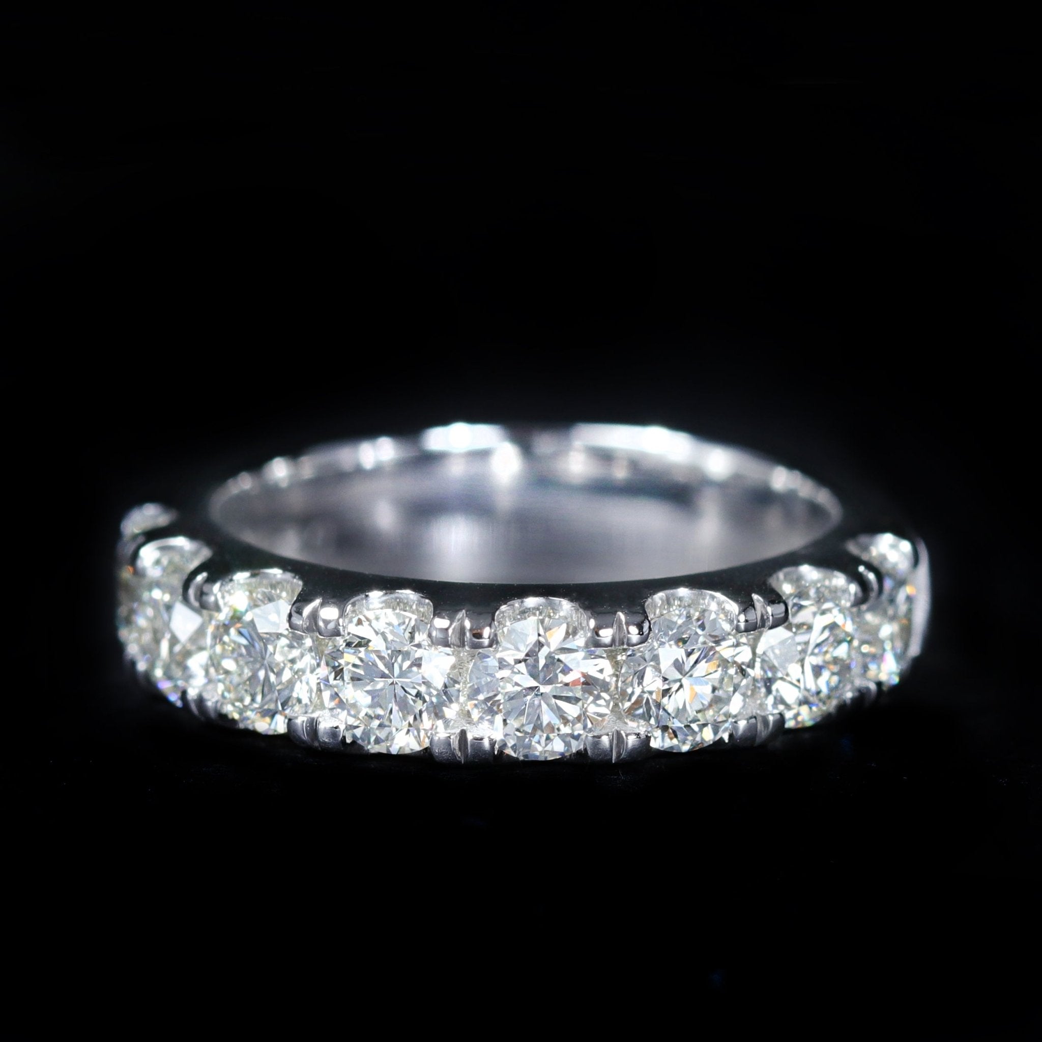 White Gold 2.11 Carat Diamond Band