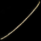 Yellow Gold Diamond Cut Bead Bracelet