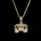 Estate Yellow Gold Trolley Charm