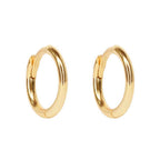 Gold classic gold baby hoop