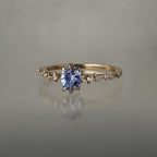 Pastel Violet Umba Sapphire Nereid Ring