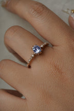 Pastel Violet Umba Sapphire Nereid Ring