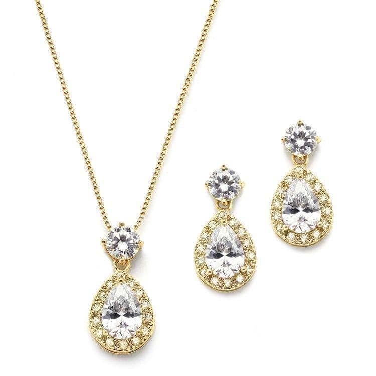 Margot Pendant Set - Olivier Laudus Wedding Jewellery