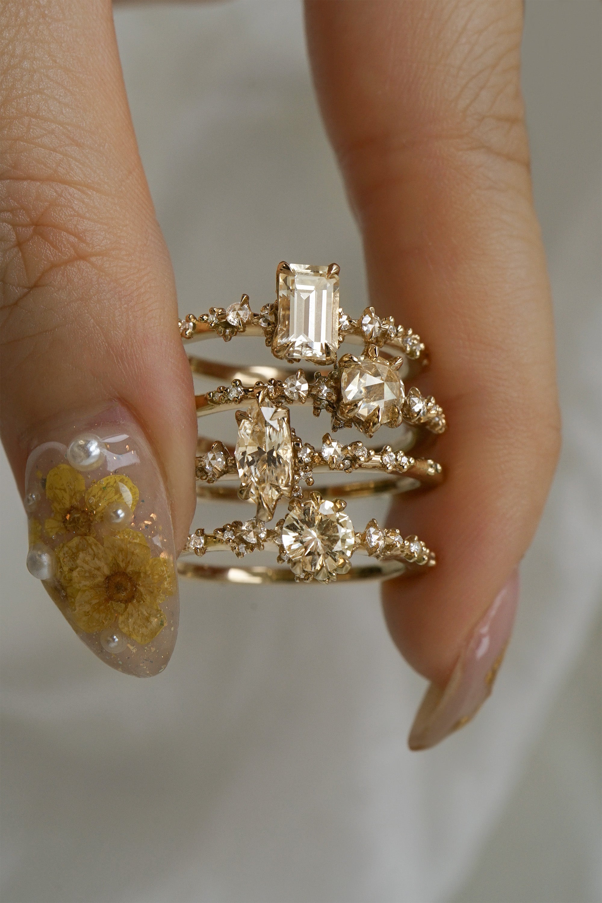 Brilliant Sapphire Nereid Ring