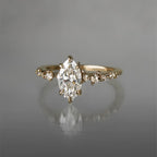 Lab Grown Marquise Cut Diamond Nereid Ring